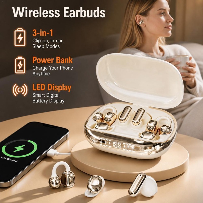 New 3 in 1 Wireless Bluetooth  - Phone Accessories Amazon review and price