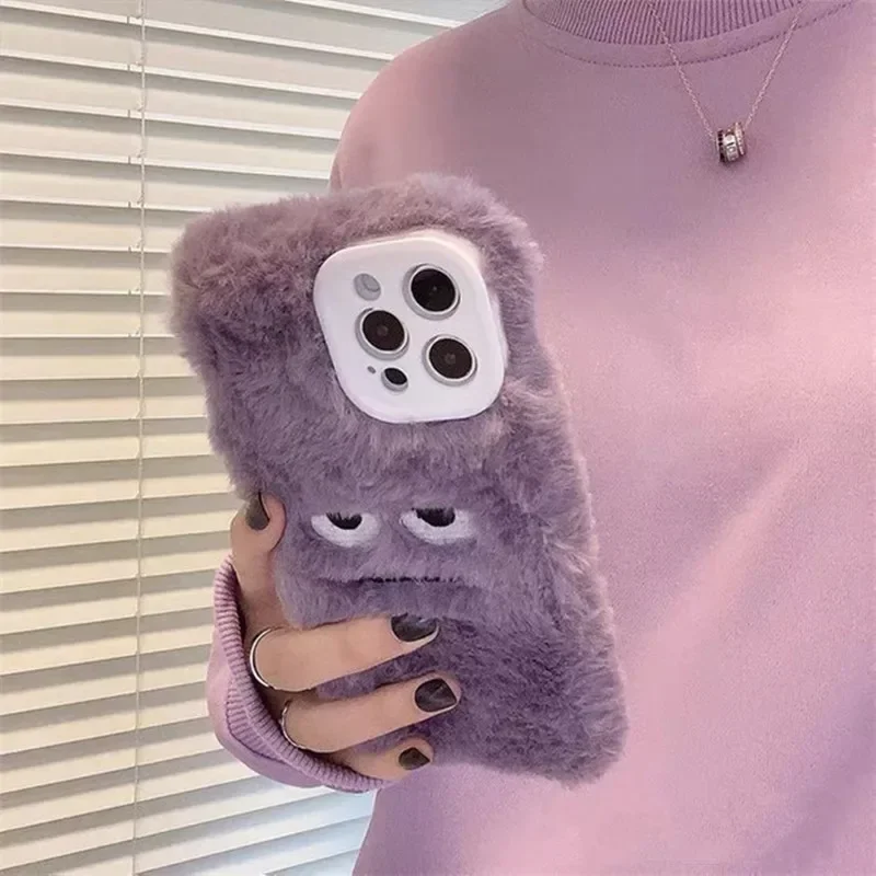Cute Monster Plush Fluffy Phon - Apple Iphone 15 review and price