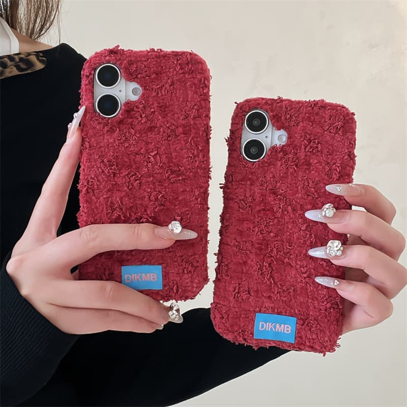 Angora Red Fuzzy Phone Case fo - Apple Iphone 15 review and price